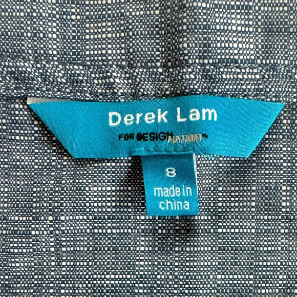 Derek Lam Chambray Button Down Sleeveless Dress with Pockets SZ 8 - Picture 7 of 15